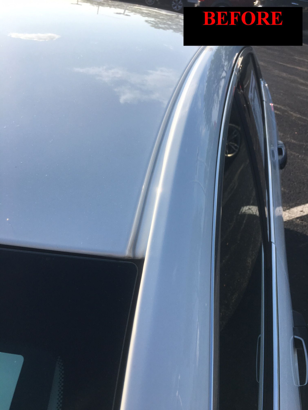 BLACK ROOF TOP TRIM MOLDING FOR 2010-2015 CHEVY CAMARO 2PC WRNTY