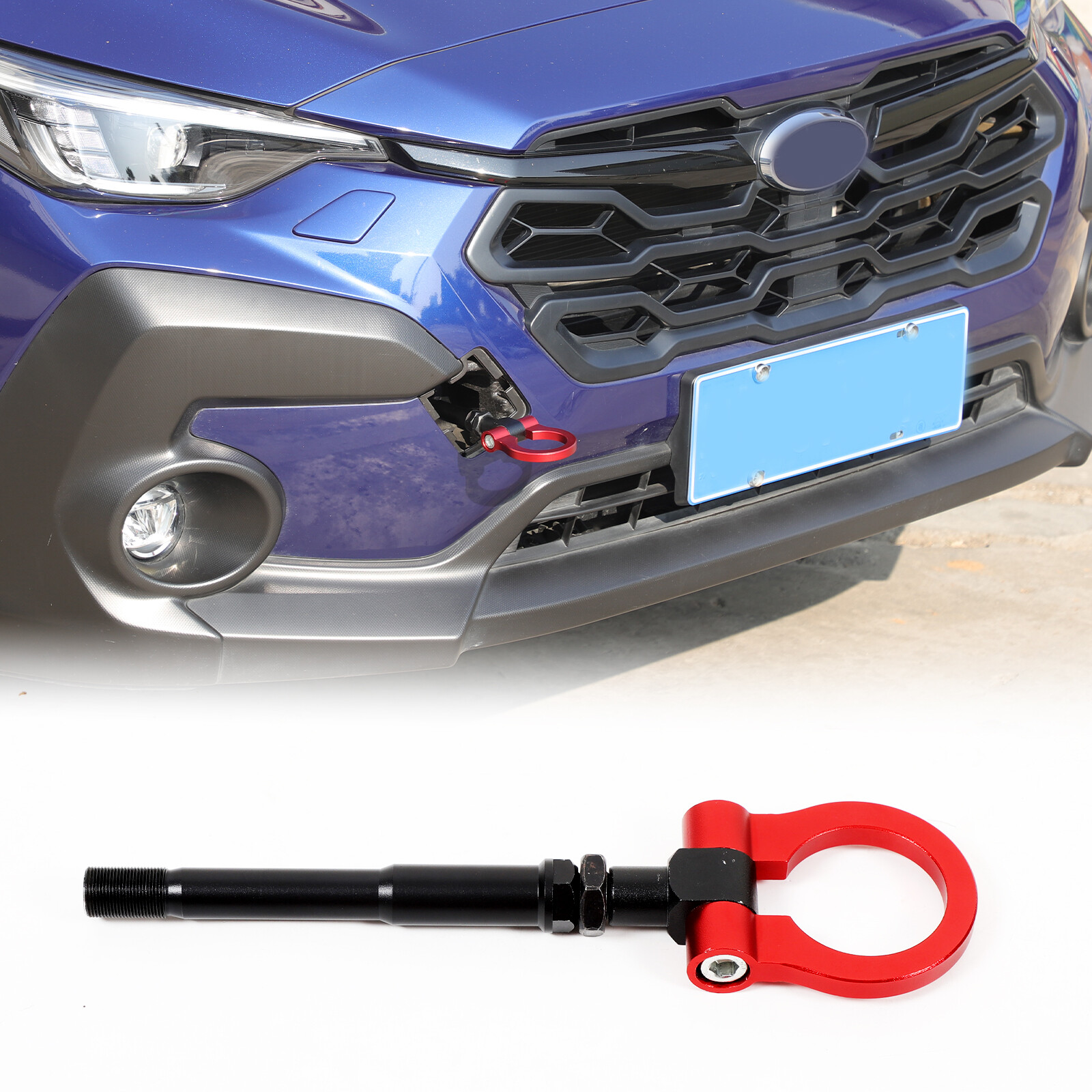 Red Track Racing Tow Hook Trailer For Subaru Crosstrek 2024-2025