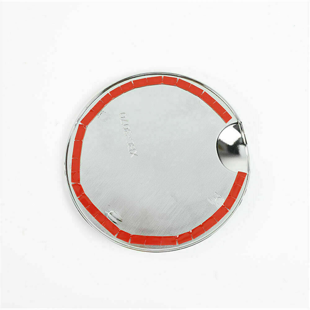 For F150 Gas Tank Cap Fuel Filler Door Cover for 2009-2014 Ford F150 ABS Chrome