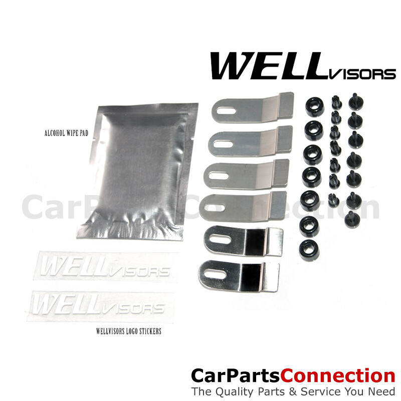 WellVisors Window Visors 2007-2014 For Toyota FJ Cruiser Sun Visors Deflectors