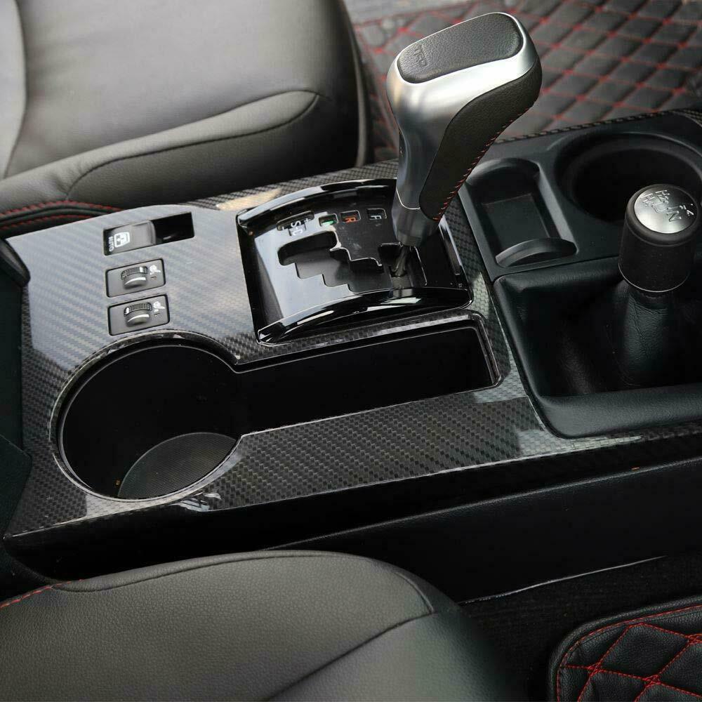 Central Gear Shift Panel Trim Decor Cover Bezels for 4Runner 10+ Accessories USA