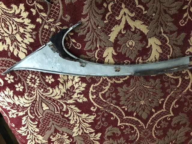 1955-1956-1957 Chevrolet Belair 2 Dr HT Pair C Pillar Roof to Quarter Moldings