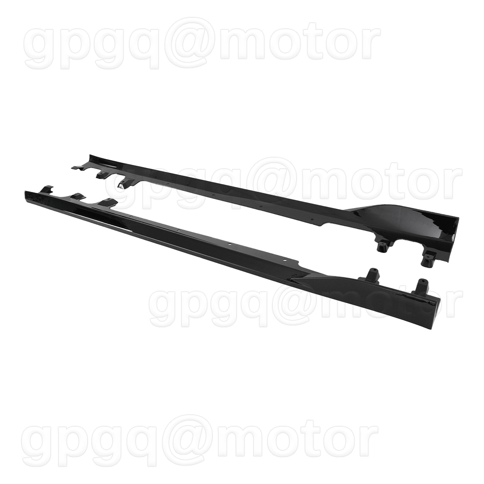 For BMW F95 G05 X5 M-Sport & X5M 19-25 GT Style Side Skirt Extension Gloss Black