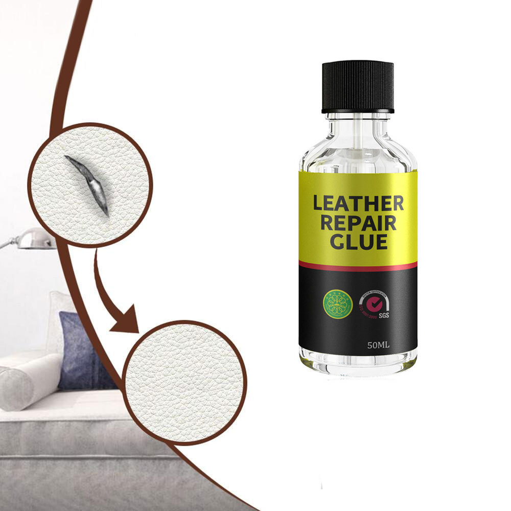 50ml Leather Repair Care Sofa Rubber Adhesive Gel Liquid Glue Car Accessories