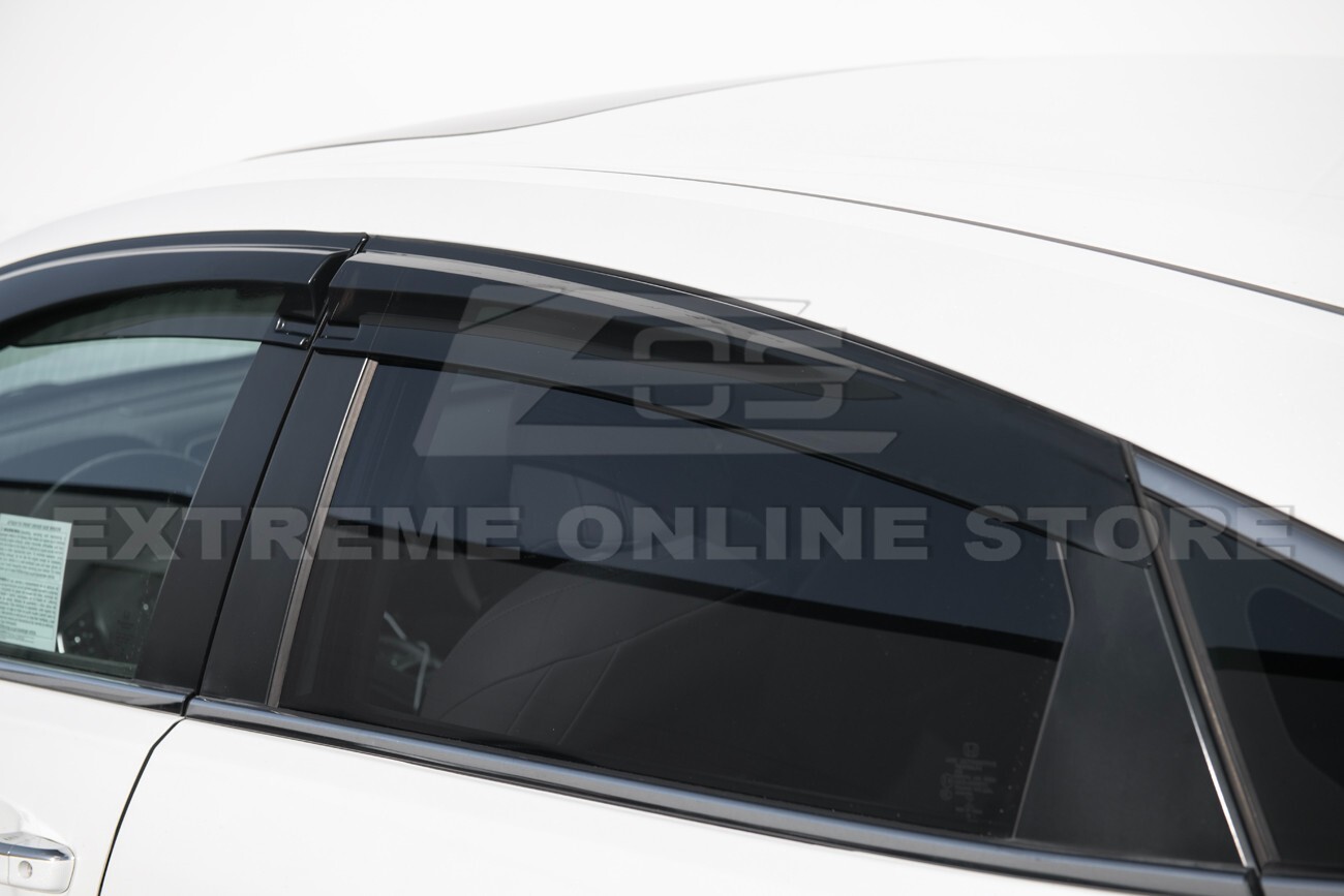 EOS Visors For 19-Up Honda Insight ZE4 JDM MUGEN Side Window Rain Deflectors