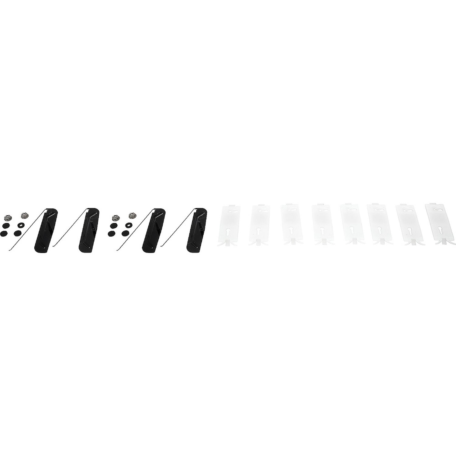 OER CX9278 Cab Molding Set 1973-80 Chevy Pickup Truck, Black Stripe: with