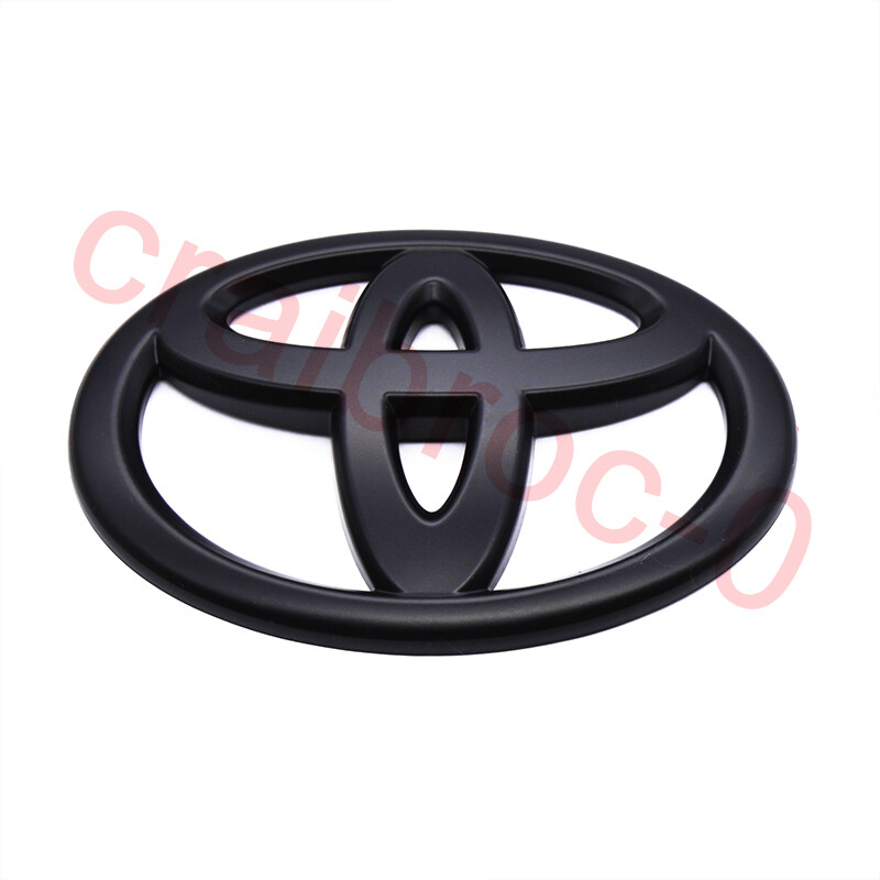 For Toyota 2010-2023 4Runner Matte Black Out Front Grille Bumper Overlay Emblem