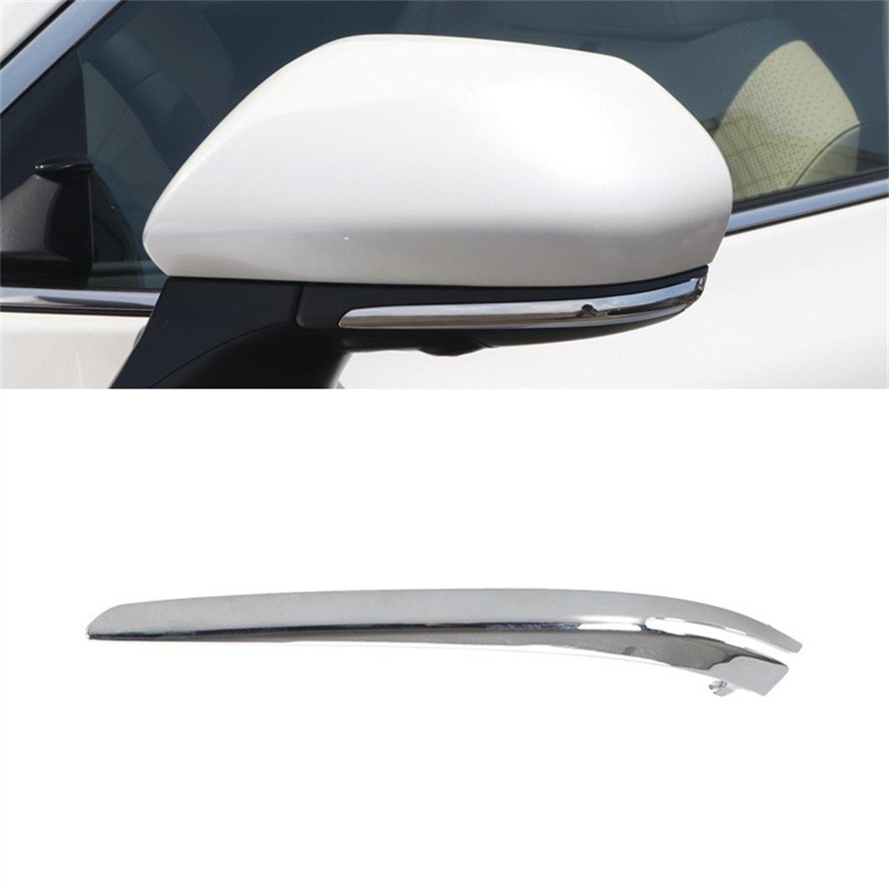 Left Side Door Wing Mirror Strip Chrome Trim Molding For Toyota Camry 2019-2023