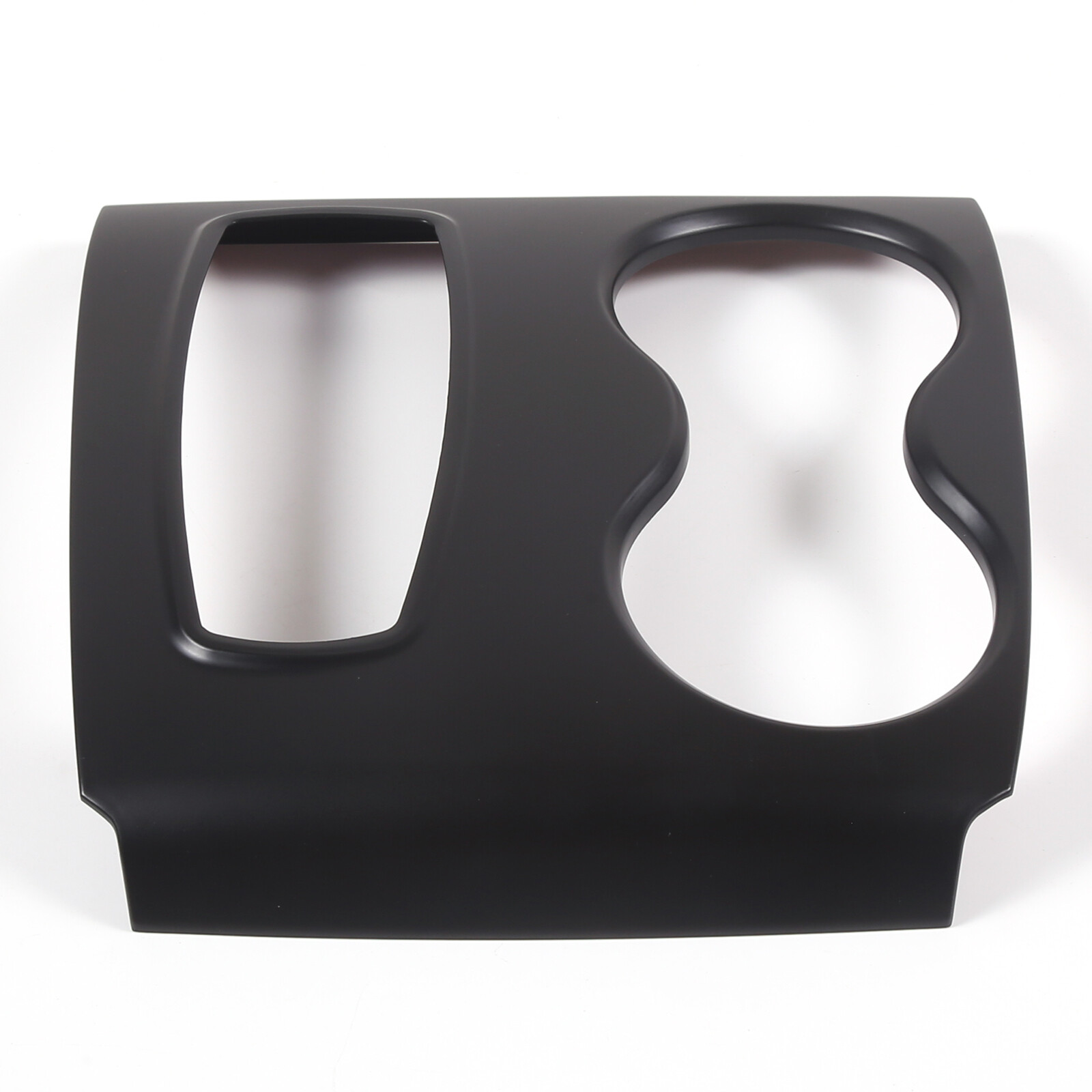 Matt Black Central Gear Shift Panel Cup Holder Cover Fit For Honda Pilot 2016-22