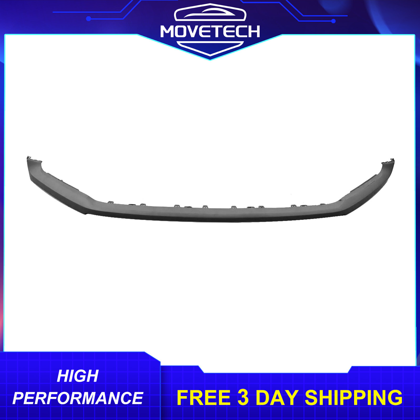 Front Bumper Cover Grille Upper Molding Trim Fits 2021-2023 Ford F-150 Raptor