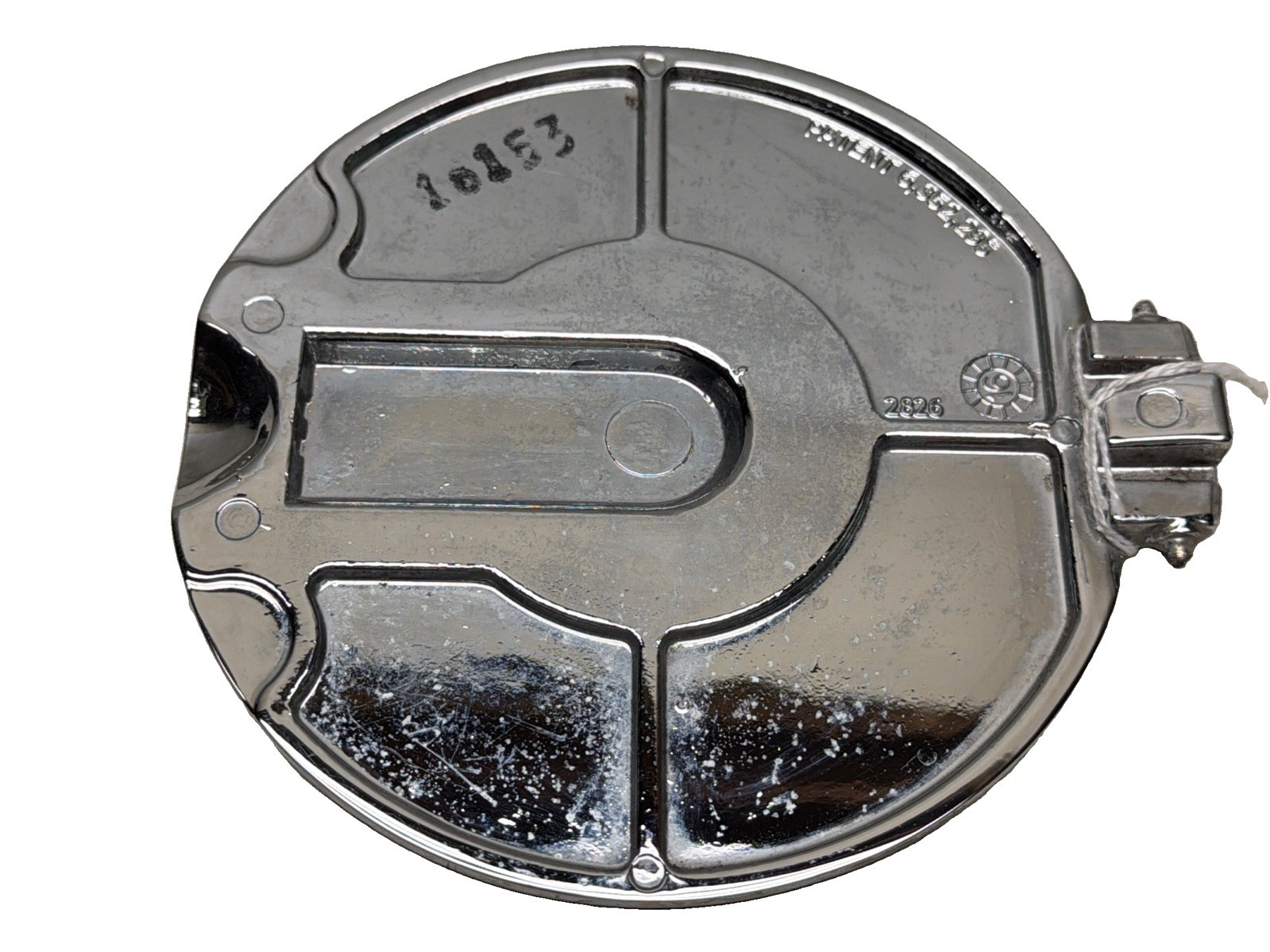 ***06-10 Hummer H3 H3T Gas Fuel Tank Cap Door Cover Chrome OEM L175