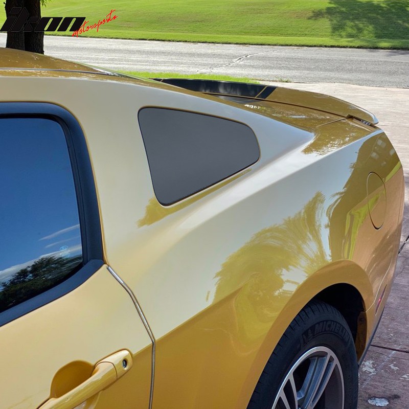 Clearance Sale Fit 10-14 Ford Mustang GT350 Style Window Louver Painted #UJ Gray