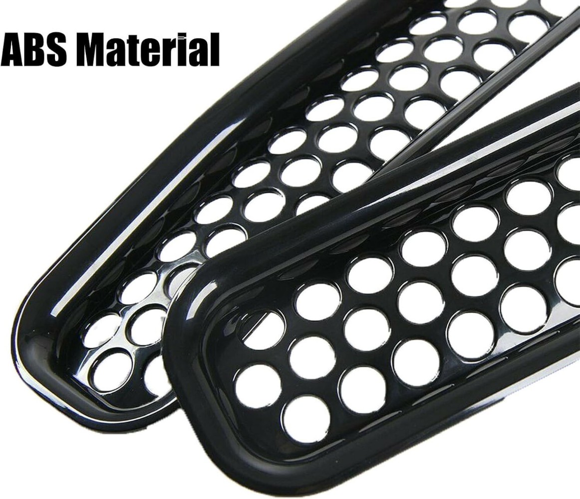 7Pcs Front Bumper Insert Mesh Cover Grille Trim for 2007-18 Jeep Wrangler JK JKU