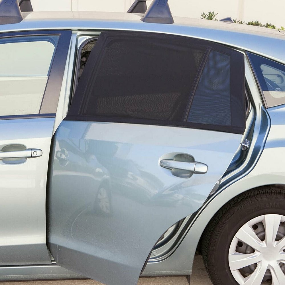 4Pcs Universal Car Side Window Baby Sun Shade Breathable Screen Cover Sunshade