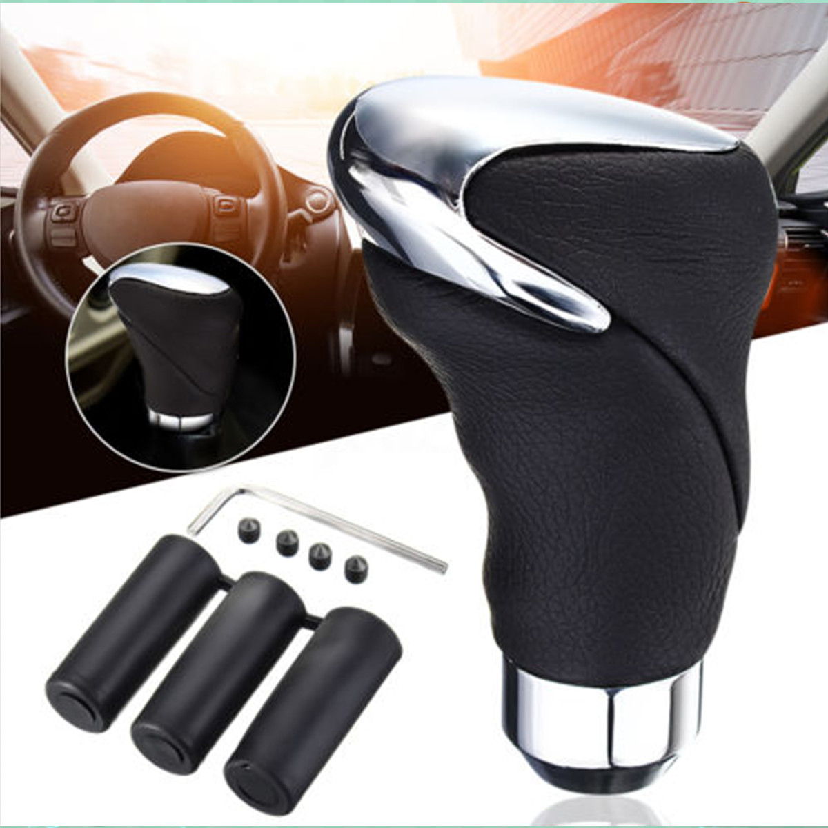 Universal Auto Accessories Manual/Automatic Car Shift Knob Gear Stick Shifter