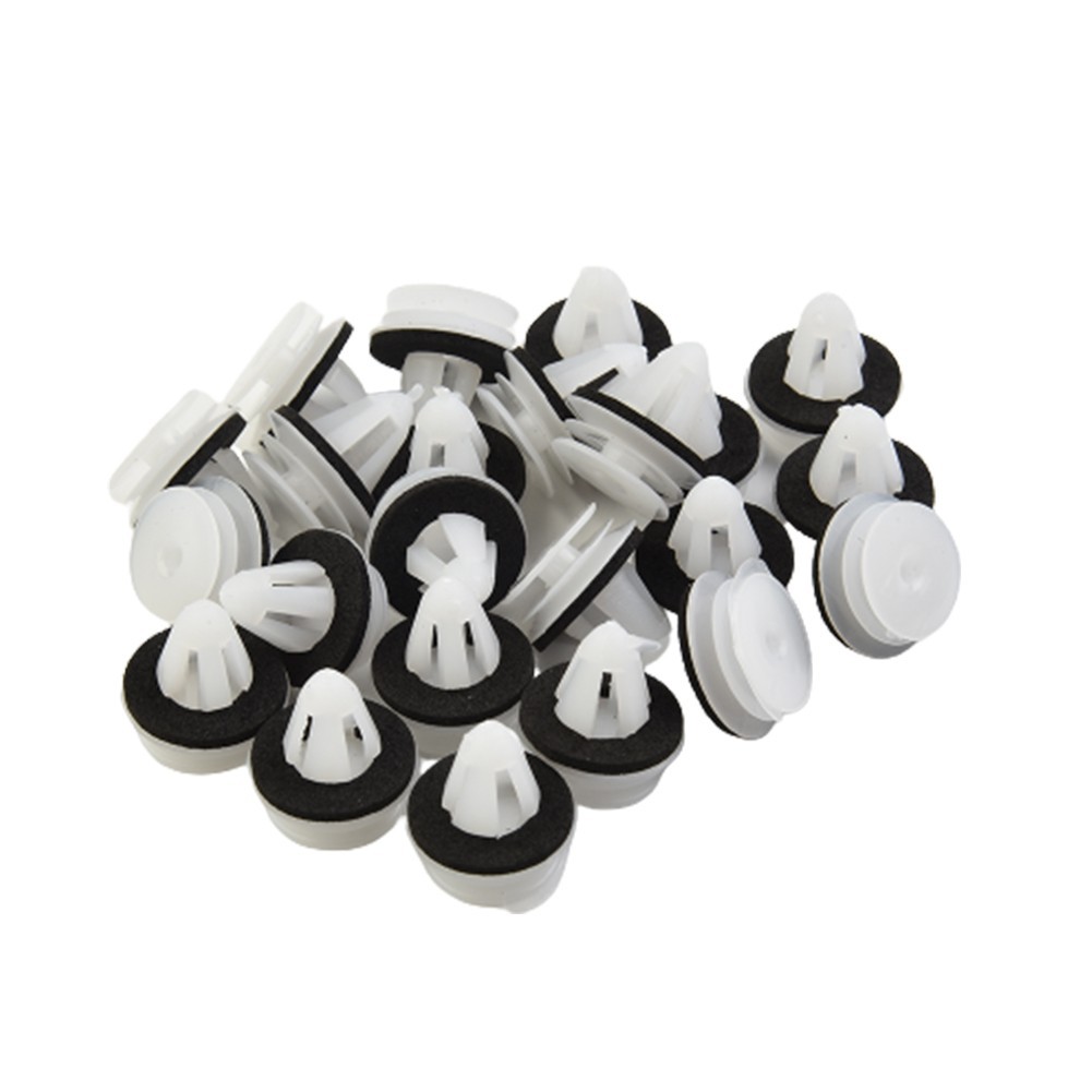 Push Pin Lock Holder Rivet Clip Door Trim Parts 50pcs Plastic