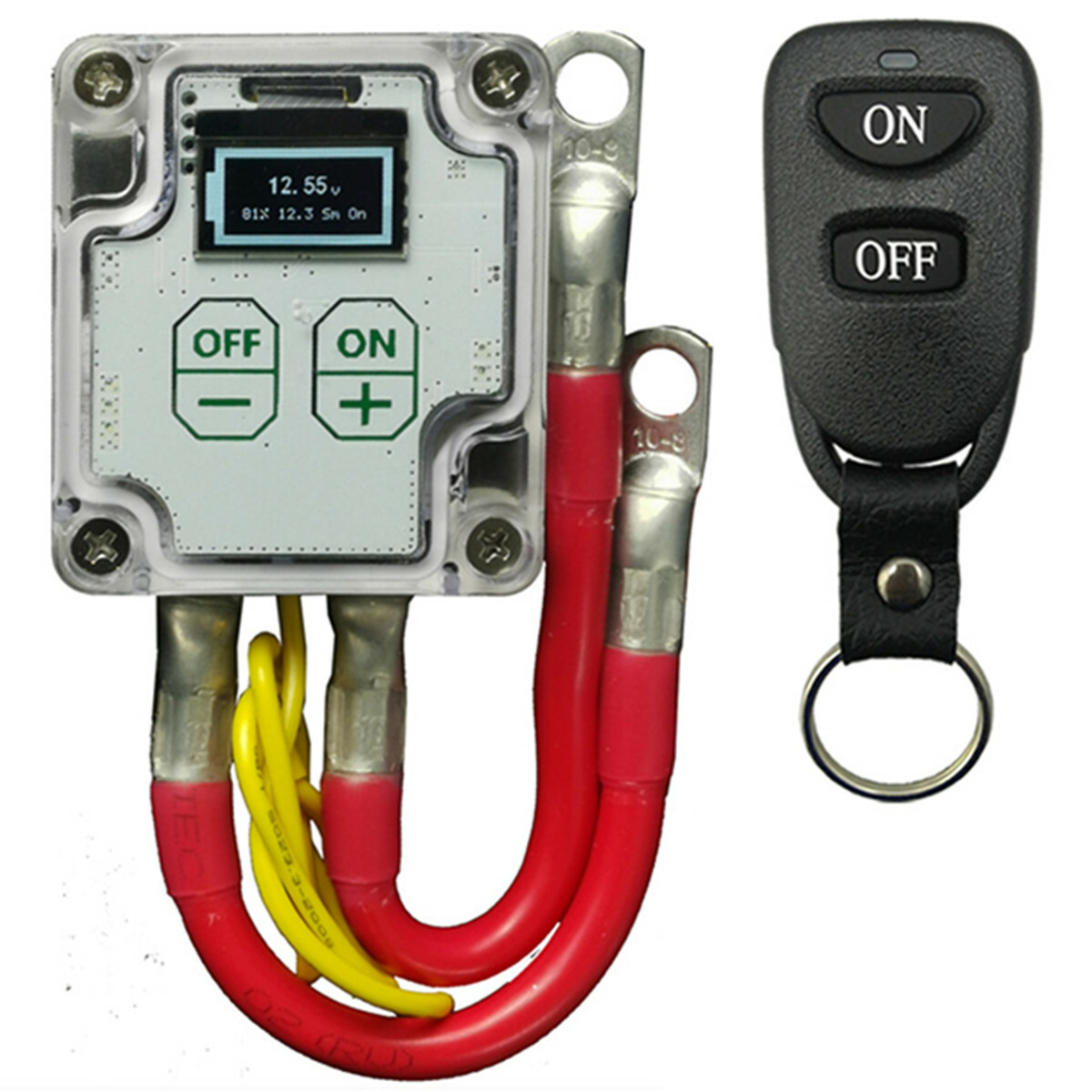 Car Battery Isolator Disconnect Cut Off Power Switch Wireless Remote Waterproof