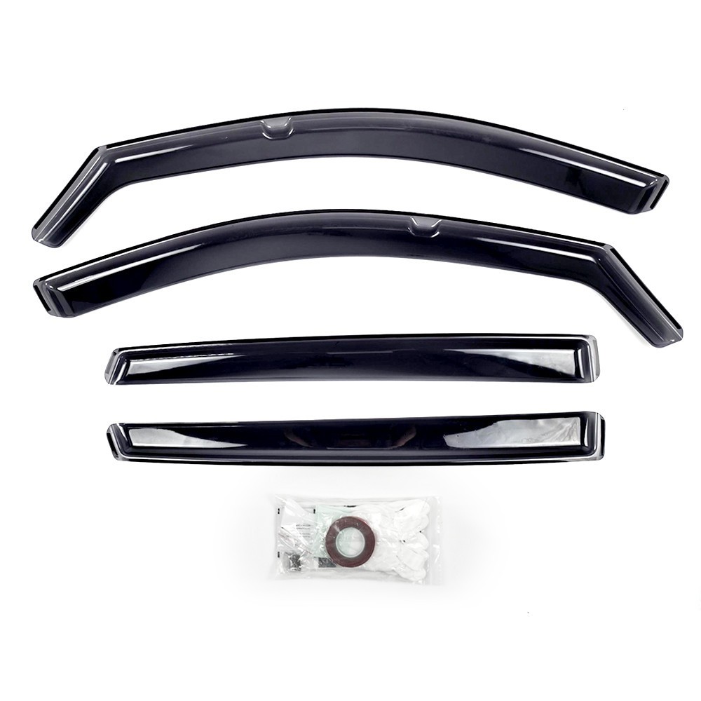 4pcs In-channel Rain Guards Window Visors Vent Deflector For Acura MDX 2022-2024
