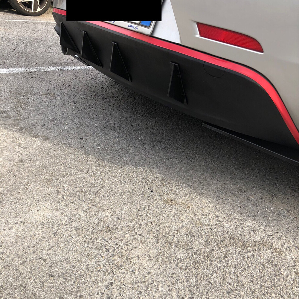 For Mini Cooper Clubman Paceman Countryman Rear Bumper Lip Diffuser 4 shark Fin
