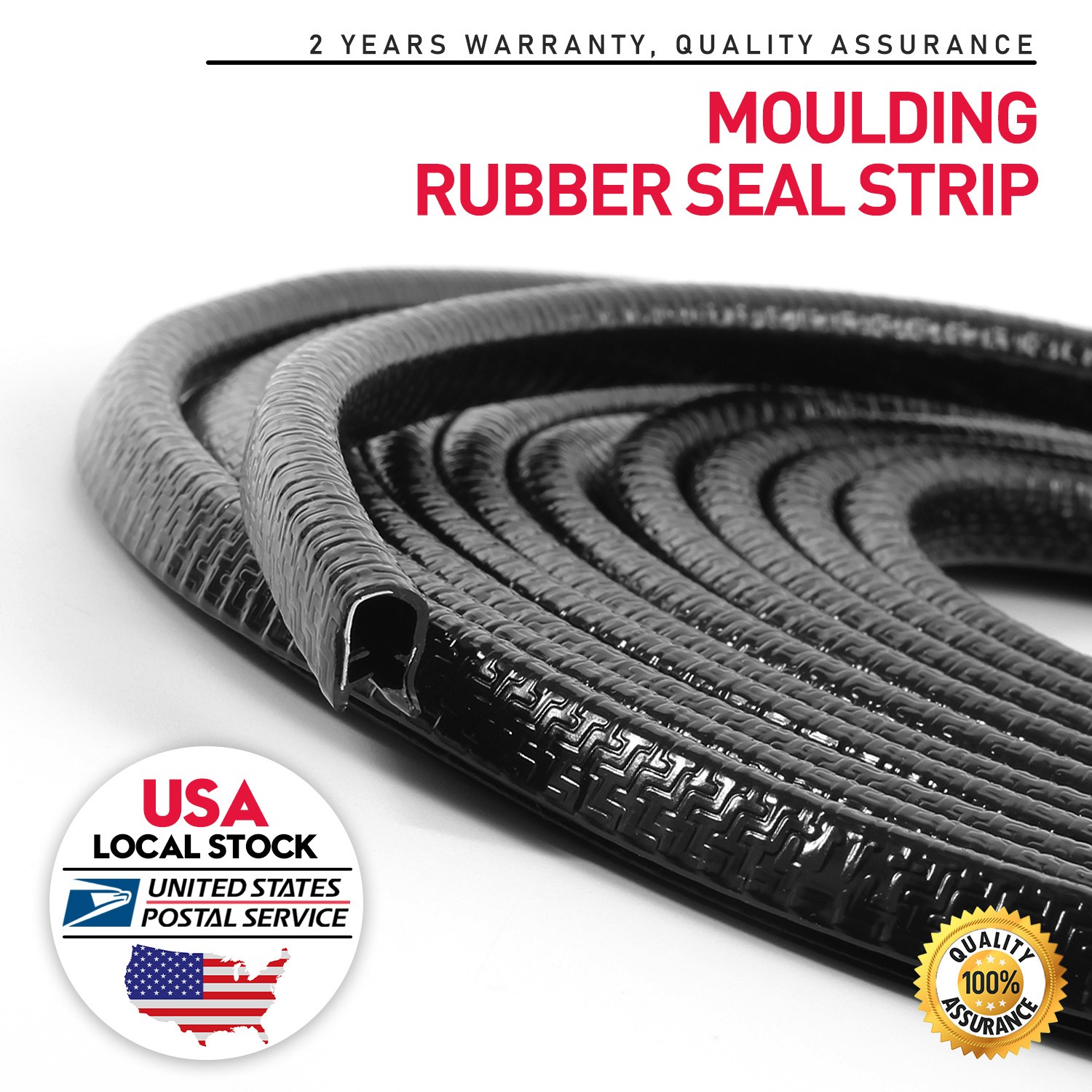U Channel Edge Protect Trim Seal Strip, Cover Unfinished/Sharp/Curve Edges 20FT