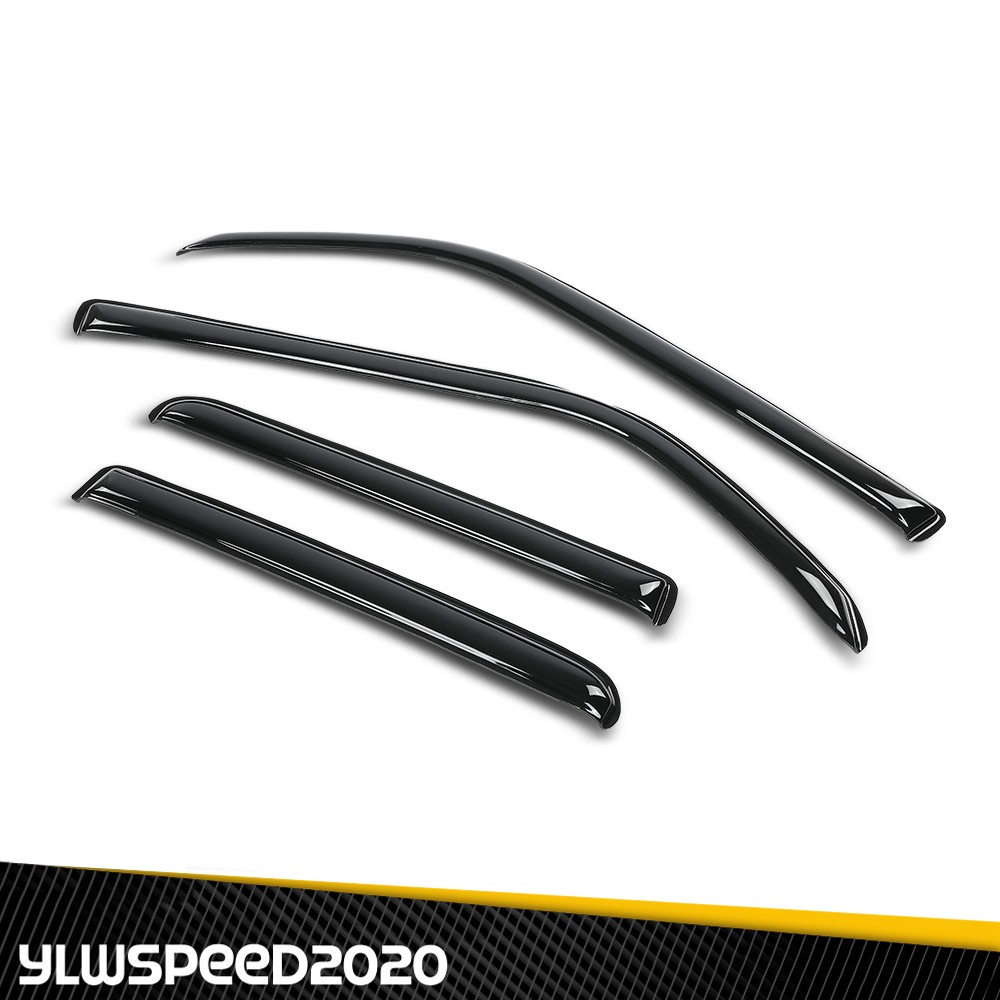 Fits 10-2024 Toyota 4Runner Smoke Outside Mount Vent Visor Window Deflectors