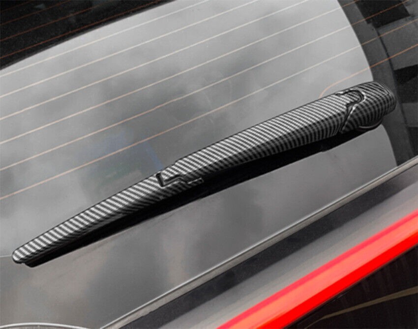 For Toyota RAV4 2019-2025 Carbon Fiber abs Tail Rear Window Wipers Cover Trim