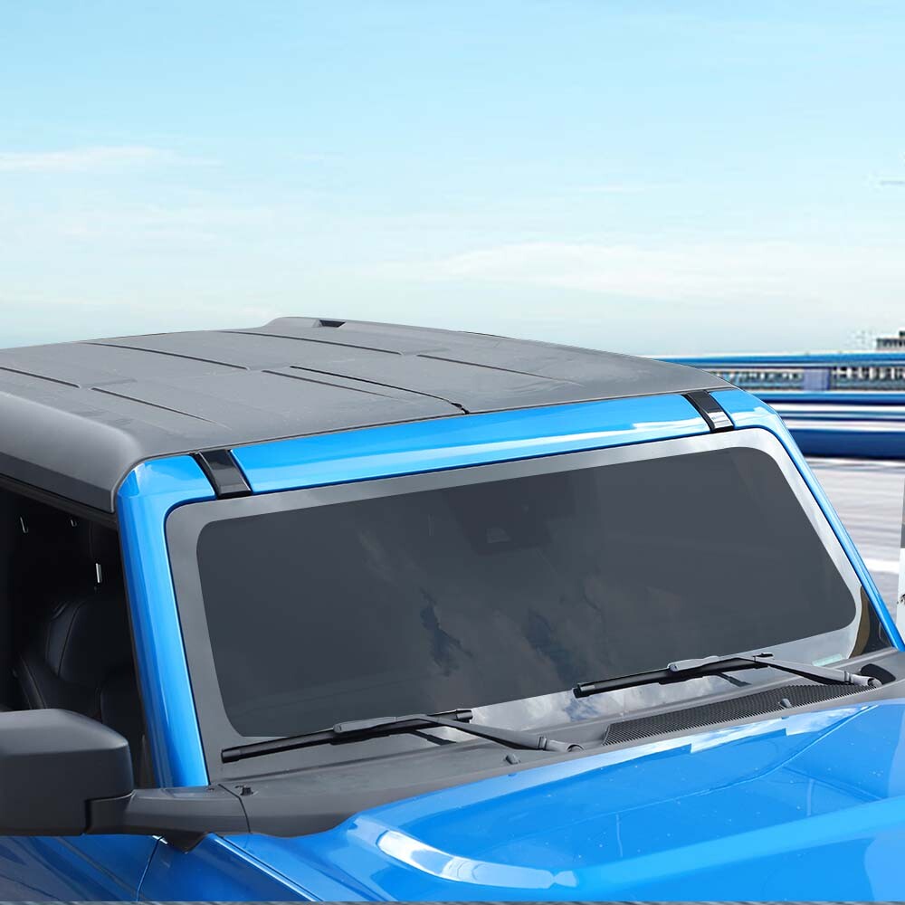 2Pcs Replacement / Decorative Front Roof Screw Panel Cover For Ford Bronco 21-25