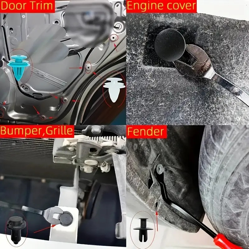 For Honda Car 100x Box Set Bumper Fender Liner Push Type Retainer Clips Fastener