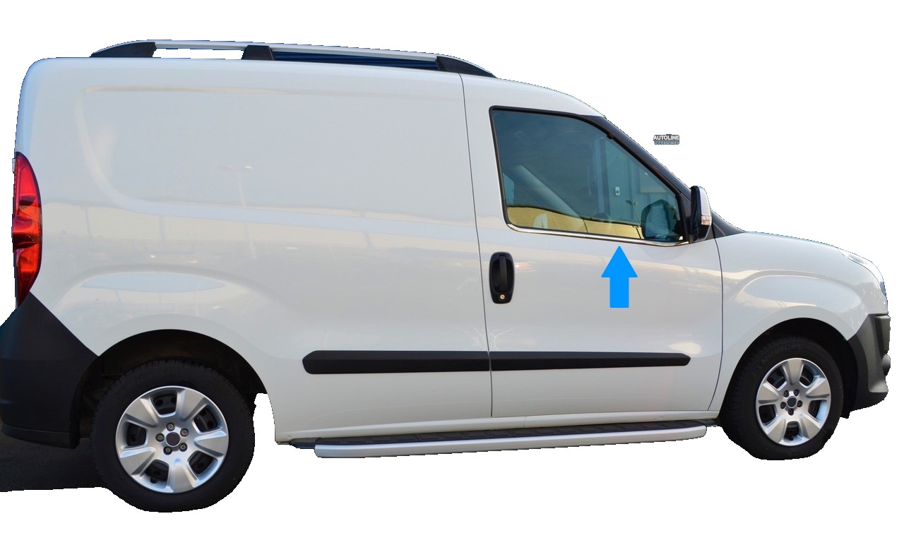Chrome Window Trim 2PCS For Combo Van 2019+