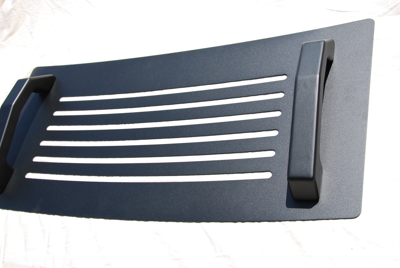 Fierce Black Powder Coated Hood Insert with Handles for HUMMER H2 SUV & SUT