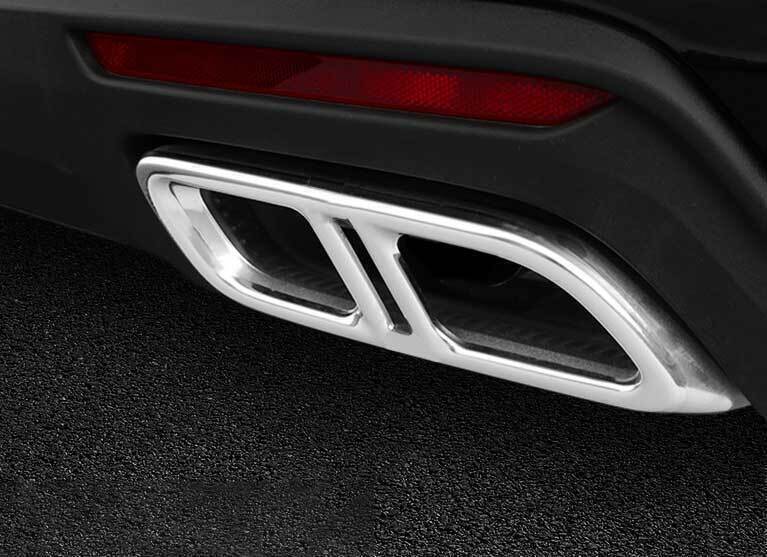 For Cadillac CT5 20-24 Chrome Steel Rear Tail Exhaust Muffler Tip Pipe Steel 2X
