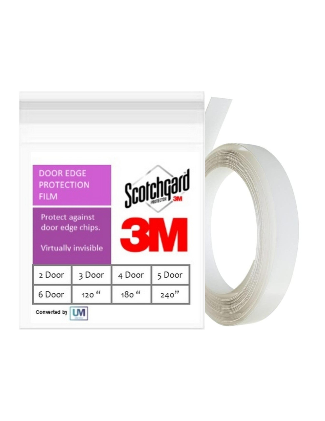 3M 4 Door Edge Anti Scratch Clear Guard Protector Film Scotchgard Car Truck ATV