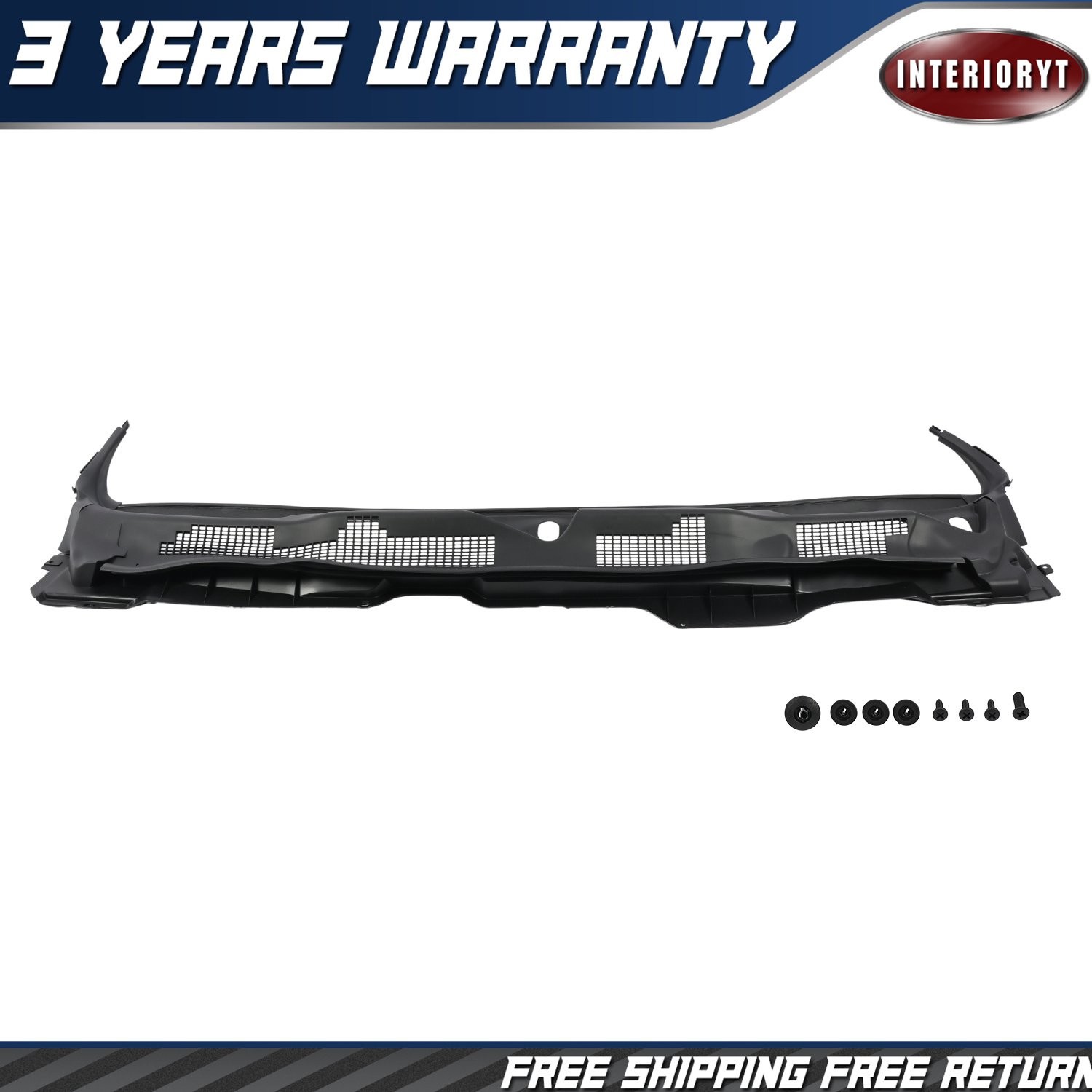 Front Grille Wiper Cowl Windshield Panel For Dodge Ram 1500 2009-2024 55112305AD