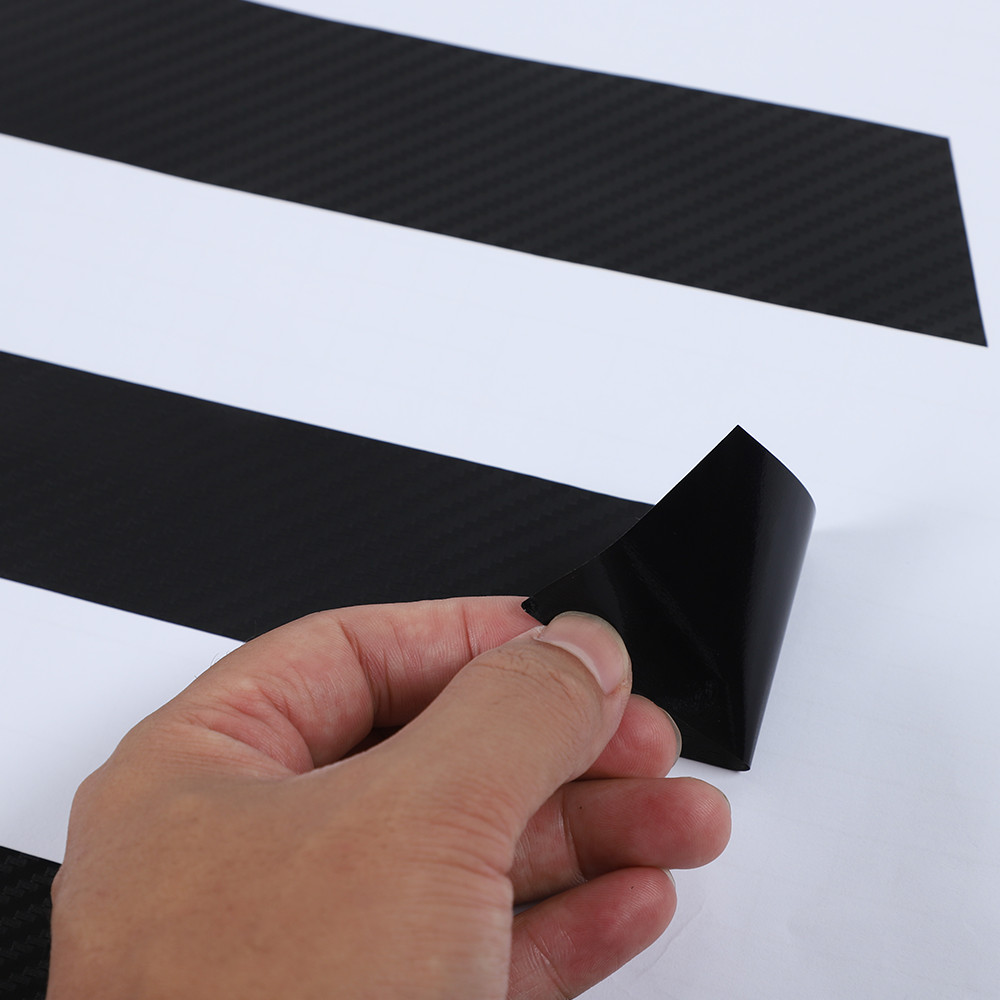 US-Flag Exterior Rear Window Trim Sticker Decal for Ford F150 2015+ Carbon Fiber