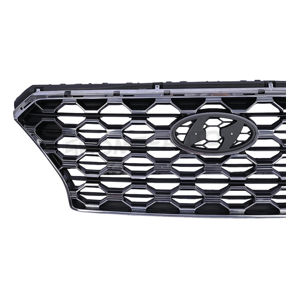 Front Bumper Grille Black Without Camera For Hyundai Santa Fe 2019-20 86350S2100