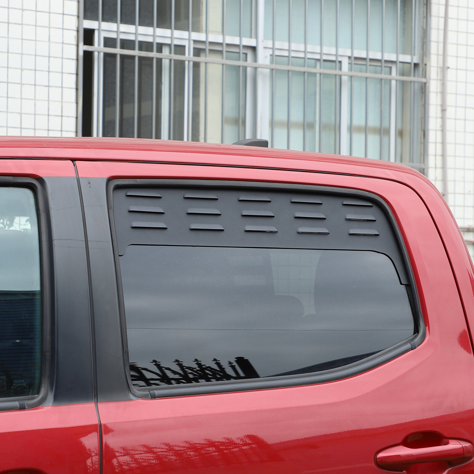 Black Aluminium Alloy Door Window Air Vents Screens For Toyota Tacoma 16-23 US
