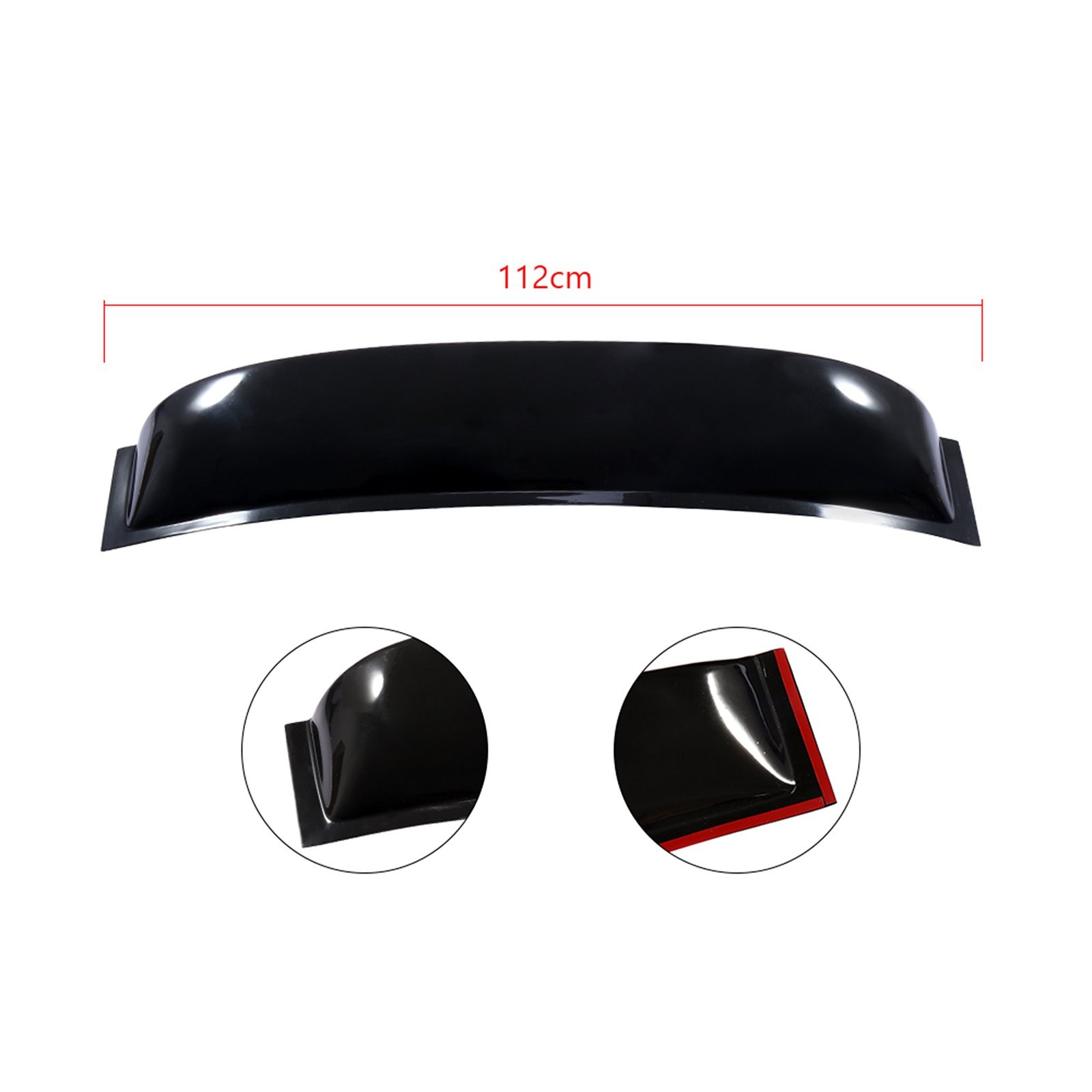 For 2006-2011 Honda Civic Sedan JDM Rear Window Vent Roof Visor Spoiler Wing