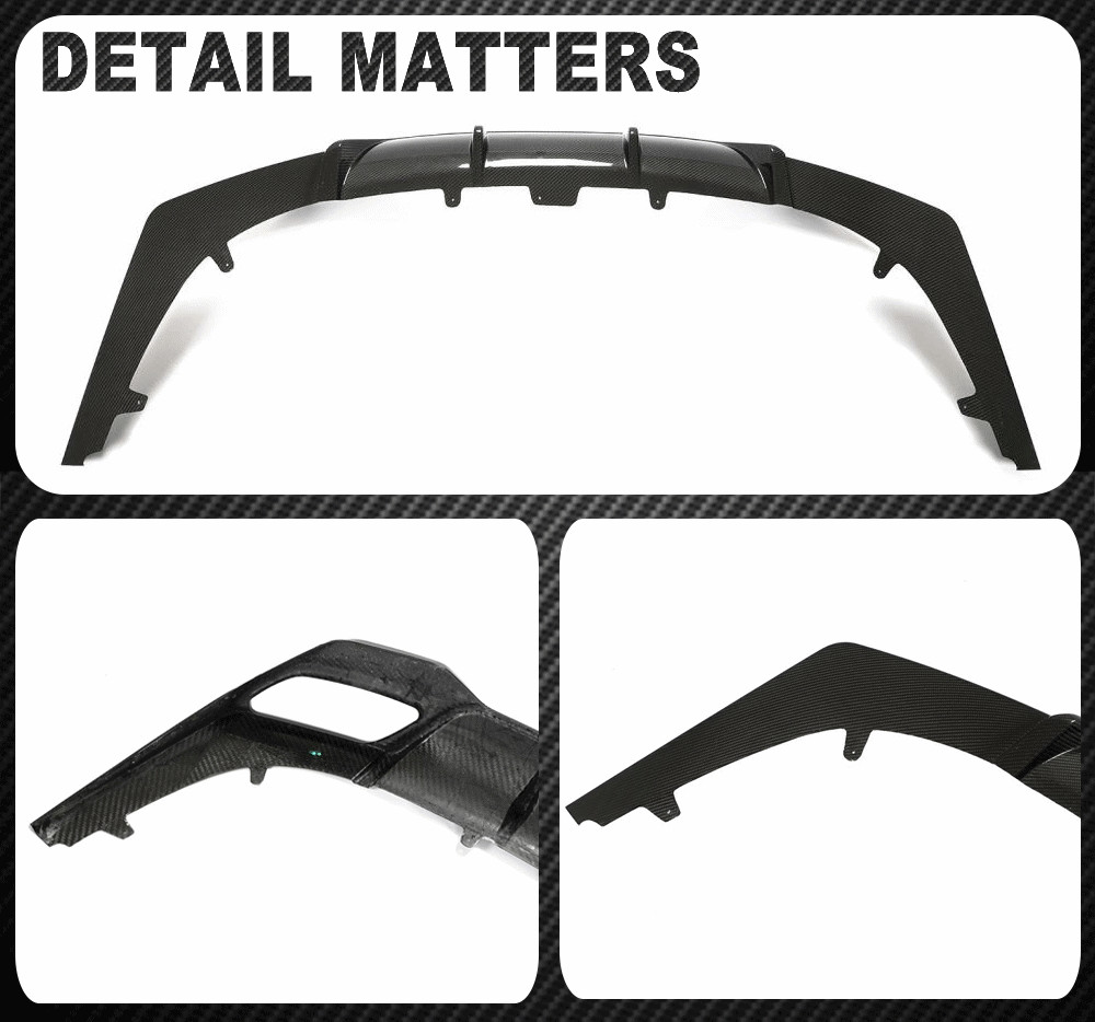 Fit for BMW 8 Series G16 840i M850i M-Sport DRY Carbon Rear Bumper Diffuser Lip