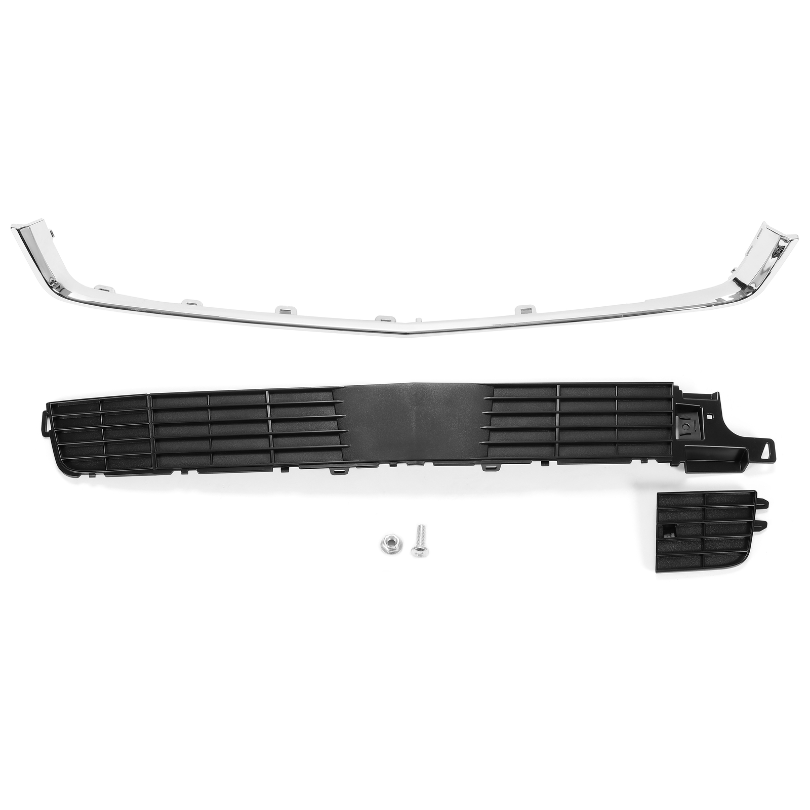 For Cadillac Escalade 2015-2020 Front Bumper Chrome Trim Grille Lower Face bar