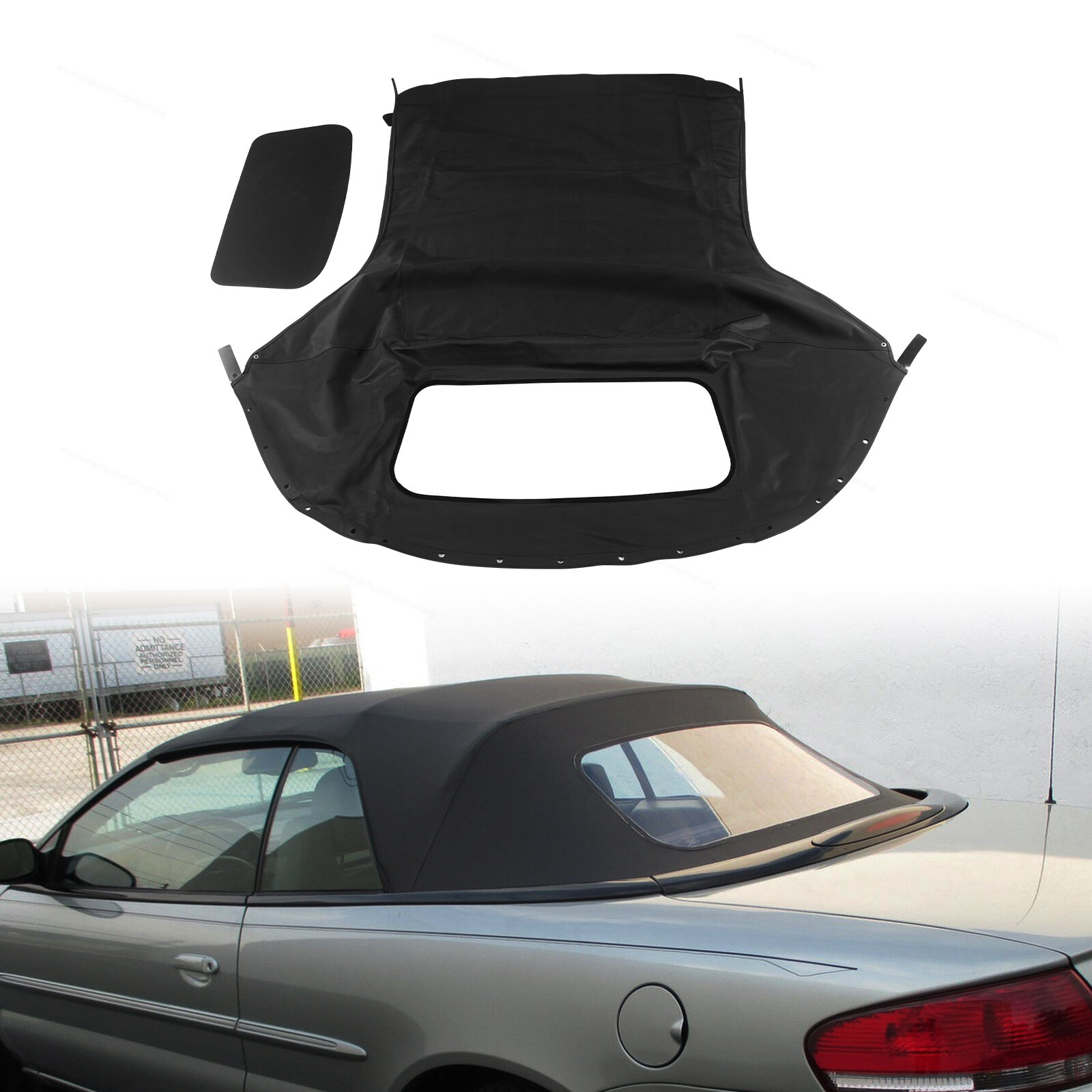 Fits 1996 1997-2006 Chrysler Sebring Top & Plastic Window Sailcloth Convertible
