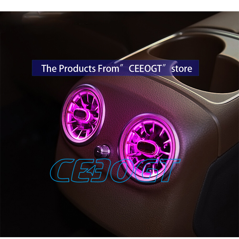 For Mercedes Benz E Class W213 64 Colors Front Rear Air Vent LED Ambient Light