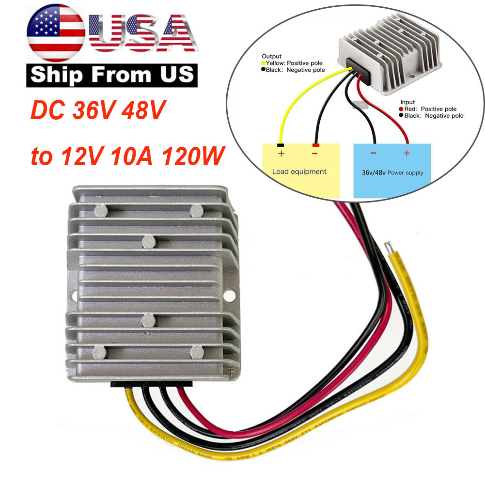 DC 36V 48V to 12V Step Down Module Car Regulator Voltage Transformer Converter
