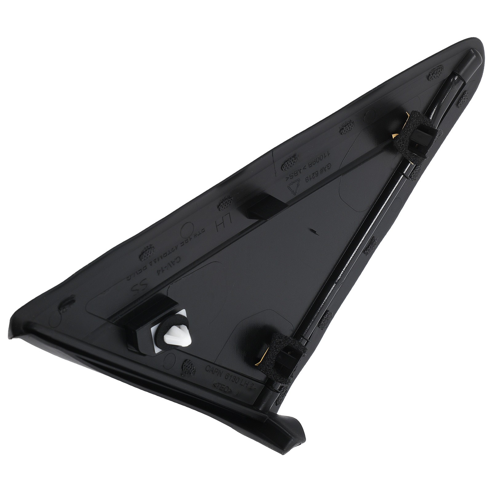 Black Left Side Mirror Flag Trim for Dodge Caravan 2008-2019 1BE431XFAA
