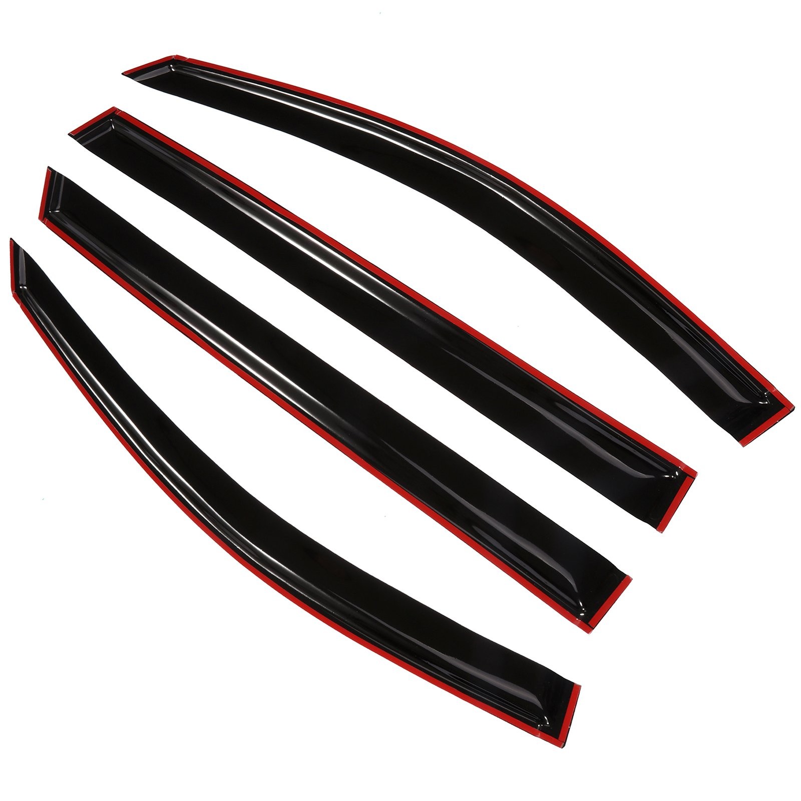 Smoked Window Visor Sun Vent Shades Rain Guards 4PCS For 2004-2009 Toyota Sienna
