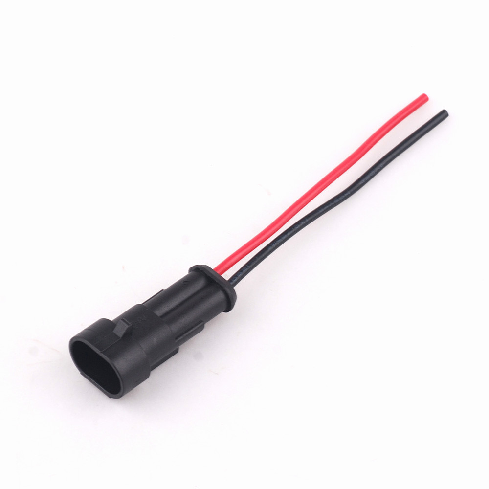 20pc 2 Pin Way Plug Car Electrical Connector Wire Cable Automotive Waterproof