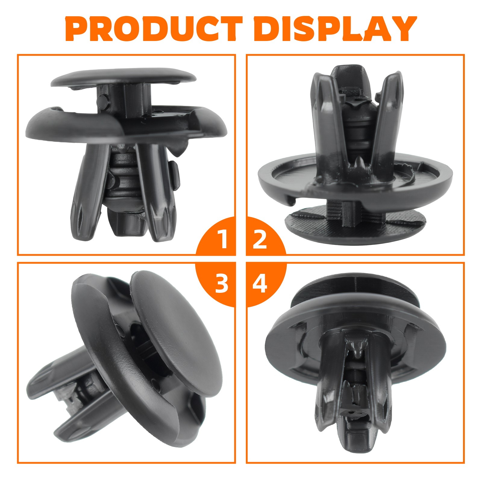 100PCS Retainer Fastener Fender Splash Shield Clips For Mazda 2 3 5 6 626 B2300