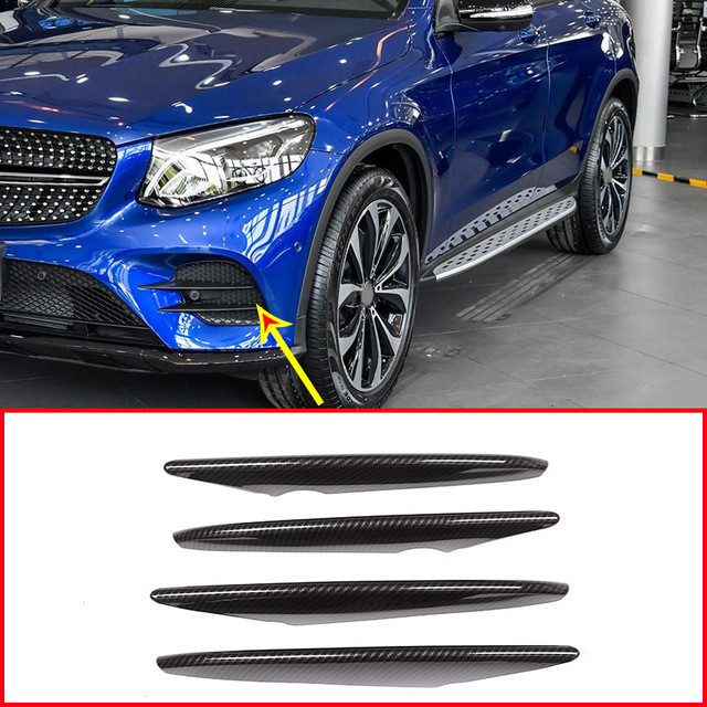 Carbon Fiber Look For Mercedes Benz GLC Class X253 X205 Air intake grille Strip