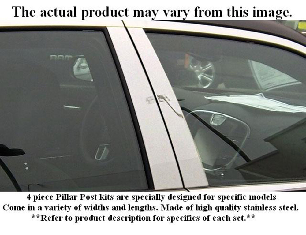 Stainless Steel Pillar Trim 2 Pc For 1990-1996 Infiniti Q45