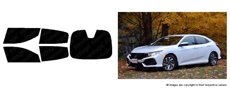 Honda Civic 2012-2026 Precut Window Tint Kit DUO Carbon Ceramic Choose Shade