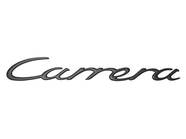 Genuine Porsche 911 996 (99-05) Carrera Rear Decklid Emblem Black 9965592370970C